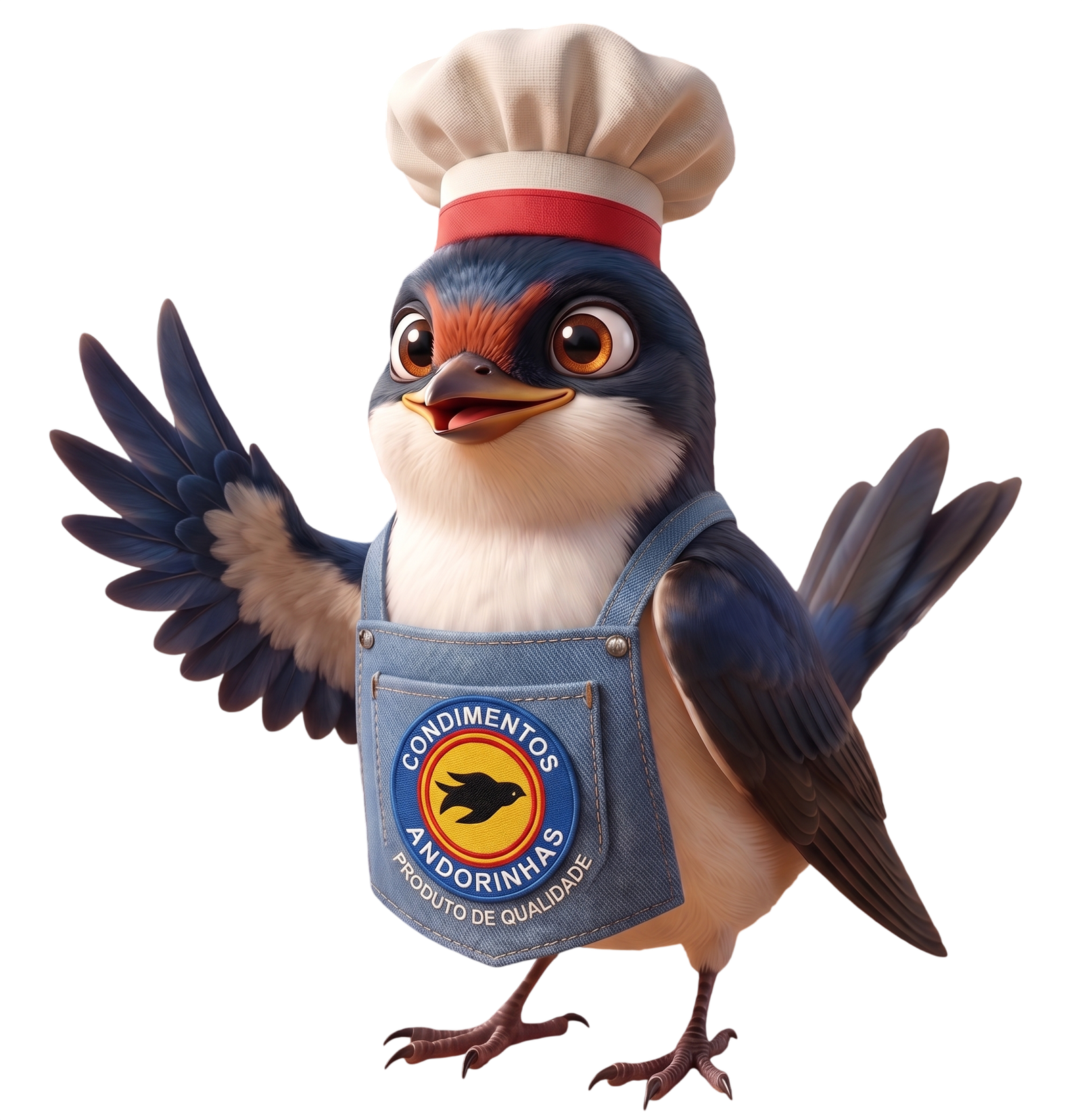 Mascote Condimentos Andorinhas